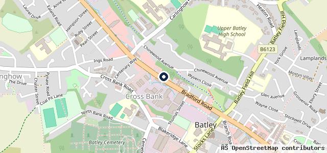 Map showing the location of IMO Car Wash