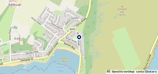 Map showing the location of 1 Marine Parade