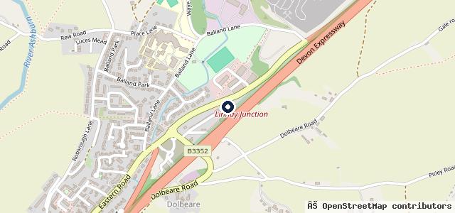 Map showing the location of Ashburton Tyres Limited