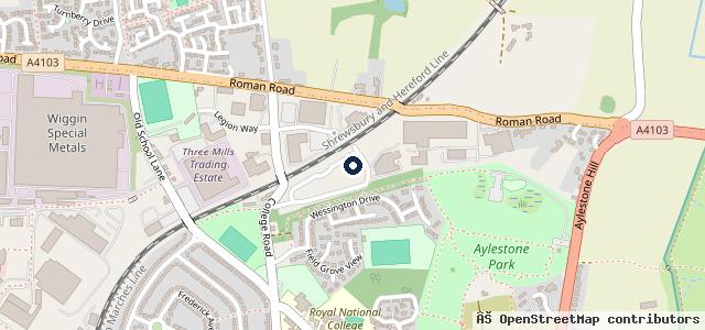 Map showing the location of L. Evans & Son Ltd