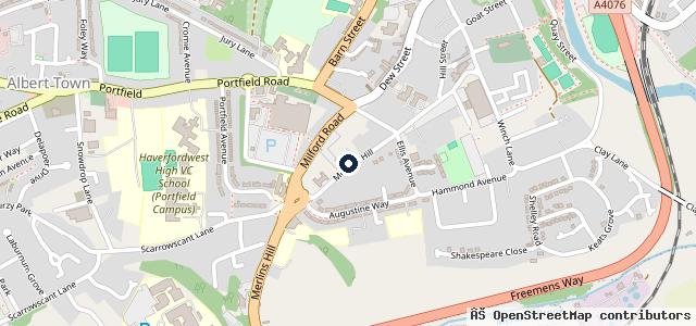 Map showing the location of JT Auto Services
