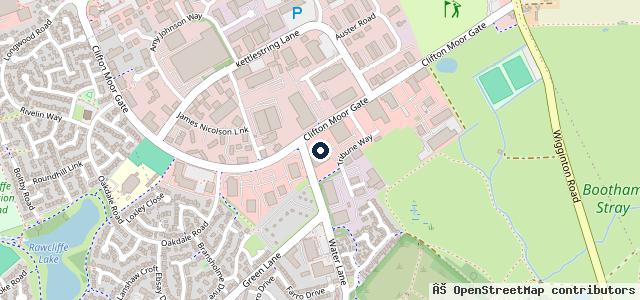 Map showing the location of JCT600 Audi York