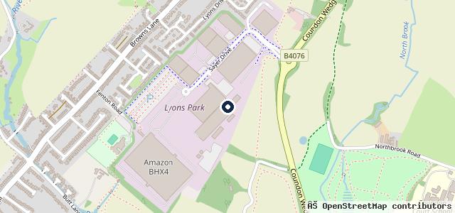 Map showing the location of JAGUAR LAND ROVER LIMITED
