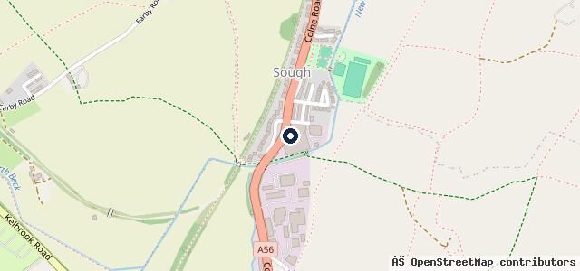 Map showing the location of Kelbrook Classics
