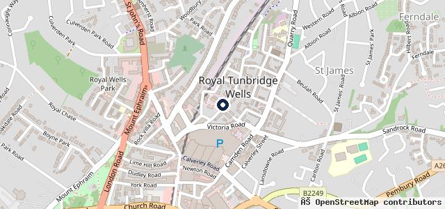 Map showing the location of Corn Exchange Garage