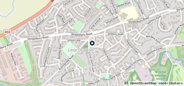 Map showing the location of Corner Cars