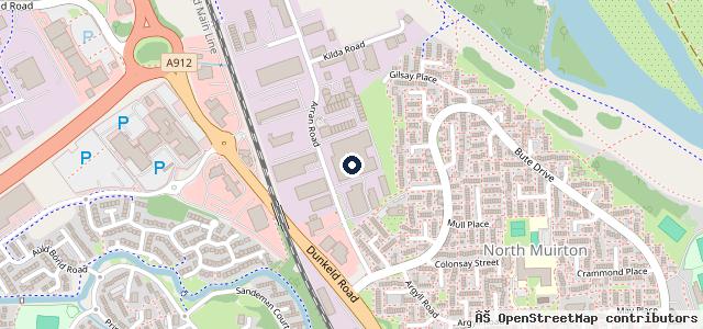 Map showing the location of Lochty Garage Services