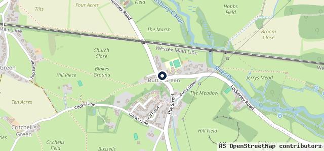 Map showing the location of Lockerley Motors