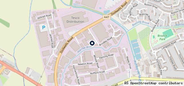 Map showing the location of Wright Automotive