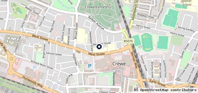 Map showing the location of Mels Autocentre