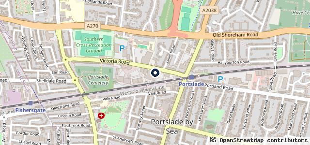 Map showing the location of Mercedes-Benz of Brighton