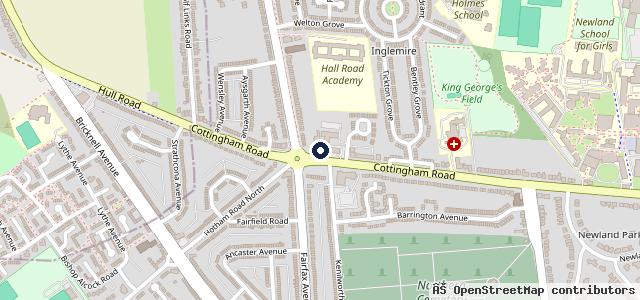 Map showing the location of MGR Autos