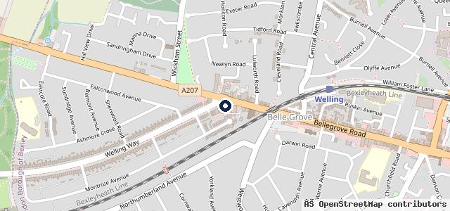 Map showing the location of P&P MOT & Servicing Ltd