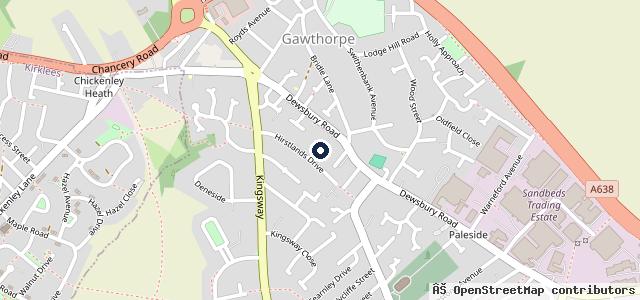Map showing the location of M&J Auto Services Ltd