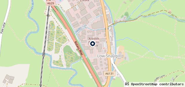Map showing the location of Midgley Motor Cars Garage Skipton Isuzu and Mitsubishi MOT Centre