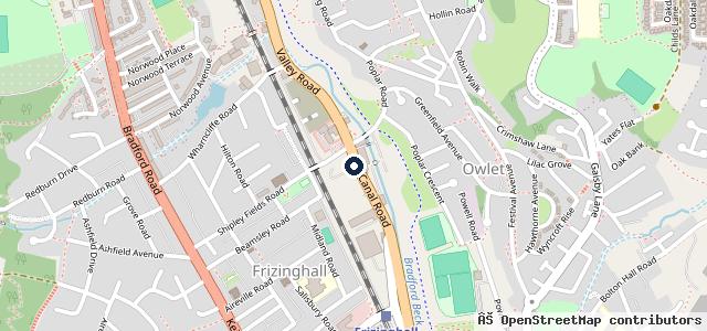 Map showing the location of MJB AutoCare LTD