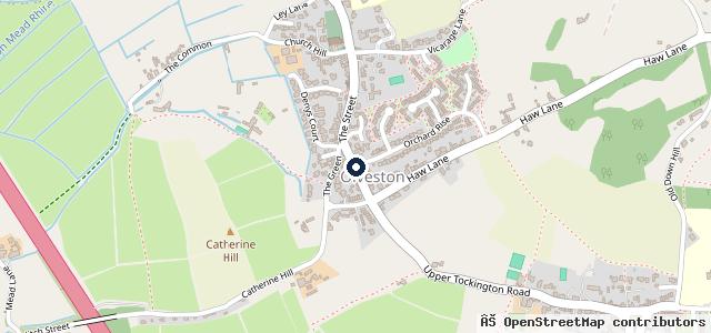 Map showing the location of Green Lane Garage