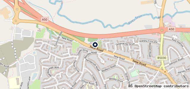 Map showing the location of Mot Express
