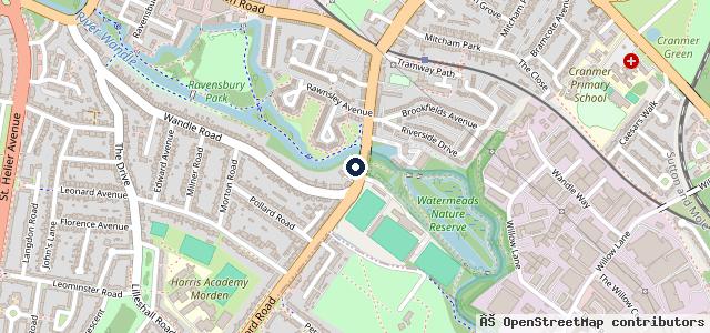 Map showing the location of MOT Shop