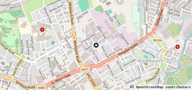 Map showing the location of Motaquip Rochdale