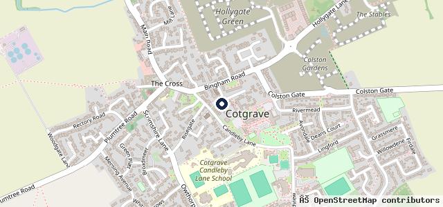 Map showing the location of Mozza Body Shop