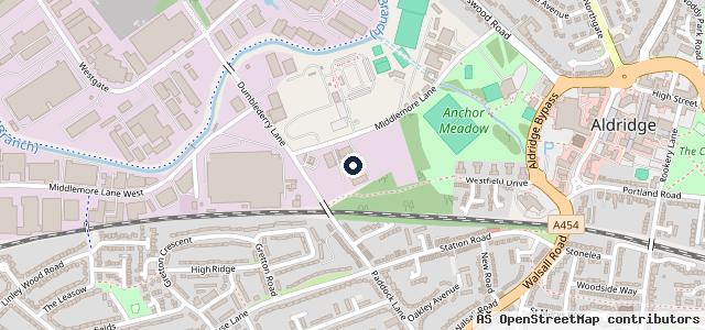 Map showing the location of North Birmingham Motors