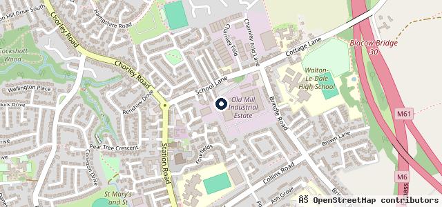 Map showing the location of North West Autocare