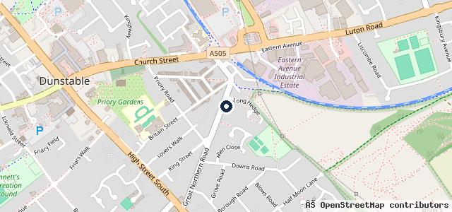 Map showing the location of Northview Garage