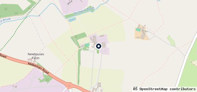 Map showing the location of On Yer Bike