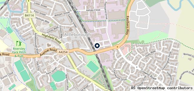 Map showing the location of Etone Service Centre