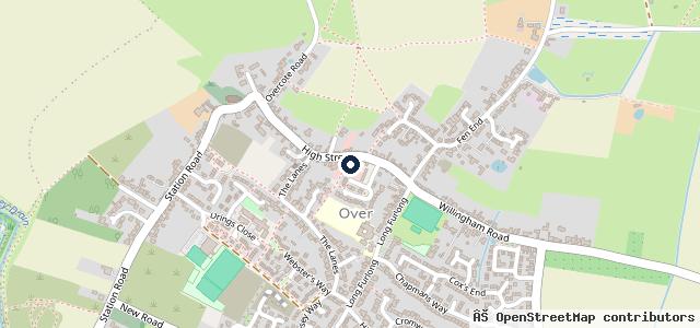 Map showing the location of Over Garage