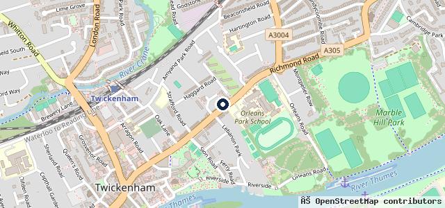Map showing the location of Orleans Garage Ltd