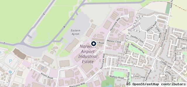 Map showing the location of MOTs 610 Com
