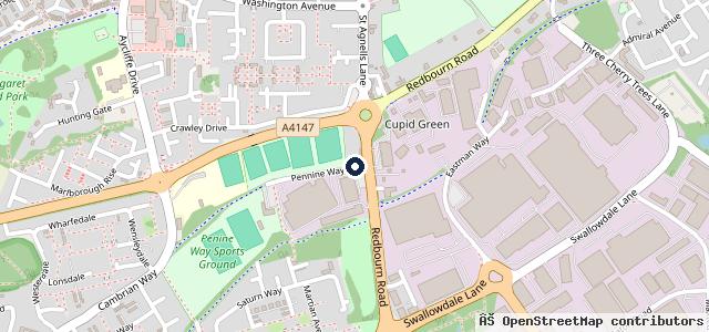 Map showing the location of Palmers Motor Company