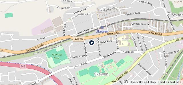 Map showing the location of P & T Autos