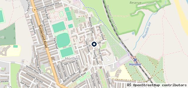 Map showing the location of Pat Lavery
