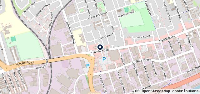 Map showing the location of Paul Dry's Motorfix