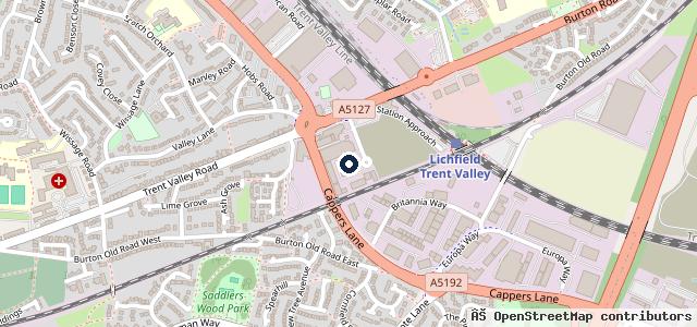 Map showing the location of Pjs Autos Service & Mot Centre Ltd