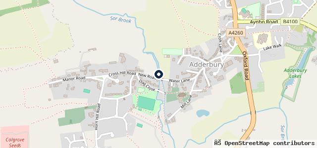 Map showing the location of Pump House Garage