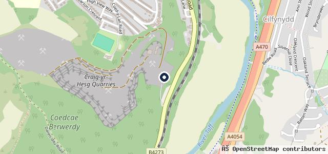 Map showing the location of R J Davies Motor Repairs