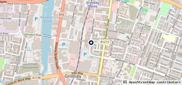Map showing the location of Read Suzuki Grimsby