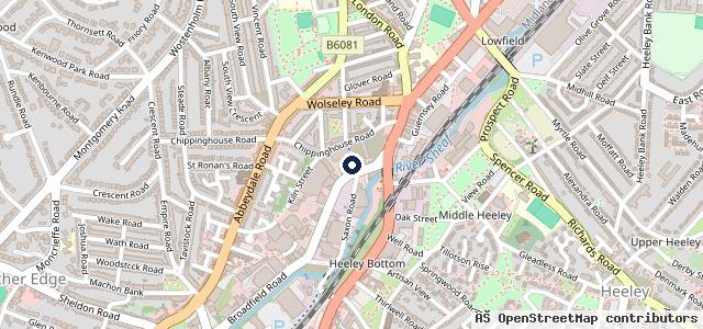 Map showing the location of Red Lion Garage