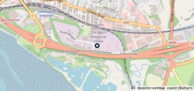 Map showing the location of Reno-Tech