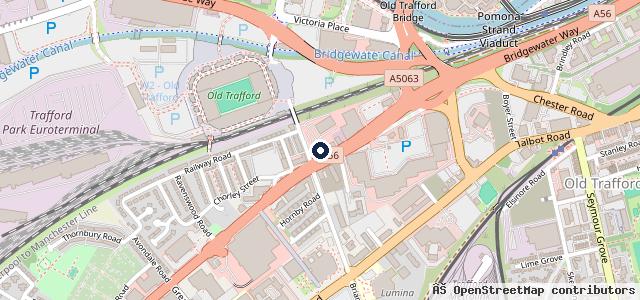 Map showing the location of Evans Halshaw Renault Manchester