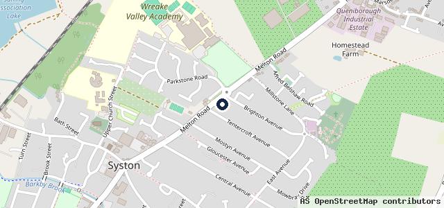 Map showing the location of Richard Knight and Company