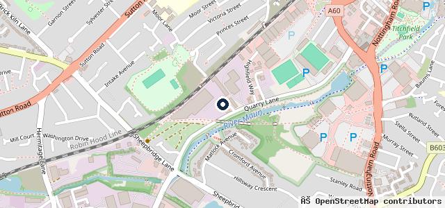 Map showing the location of Robey Autos- mobile mechanic