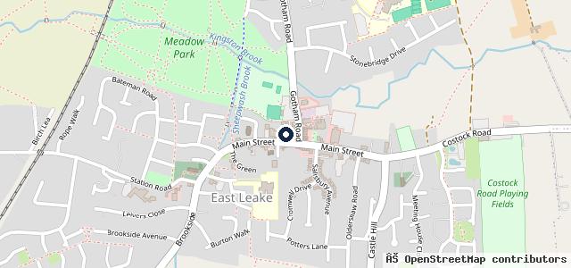 Map showing the location of SEAN BURKE GARAGE and MOTOR ENGINEERS