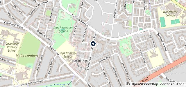 Map showing the location of Savoy Tyres Limited