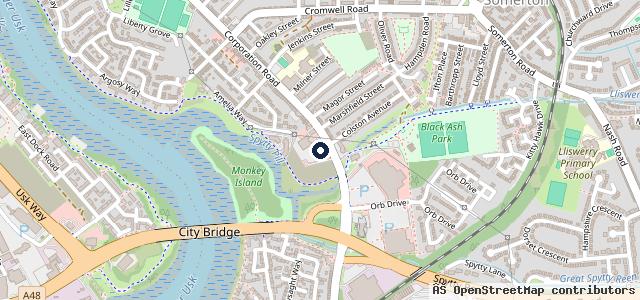 Map showing the location of Sinclair Volkswagen