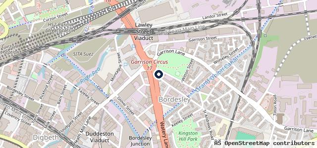 Map showing the location of SuperHandCarWash